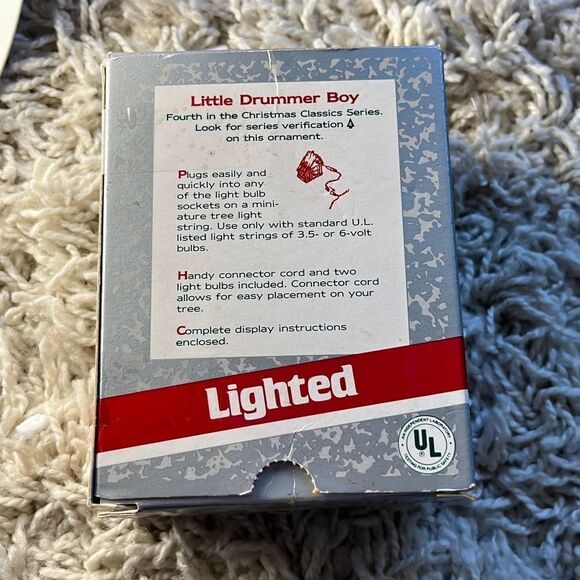 Rare, 1989 Hallmark Keepsake - Little Drummer Boy Magic Ornament 4th In Series - Picture 3 of 9